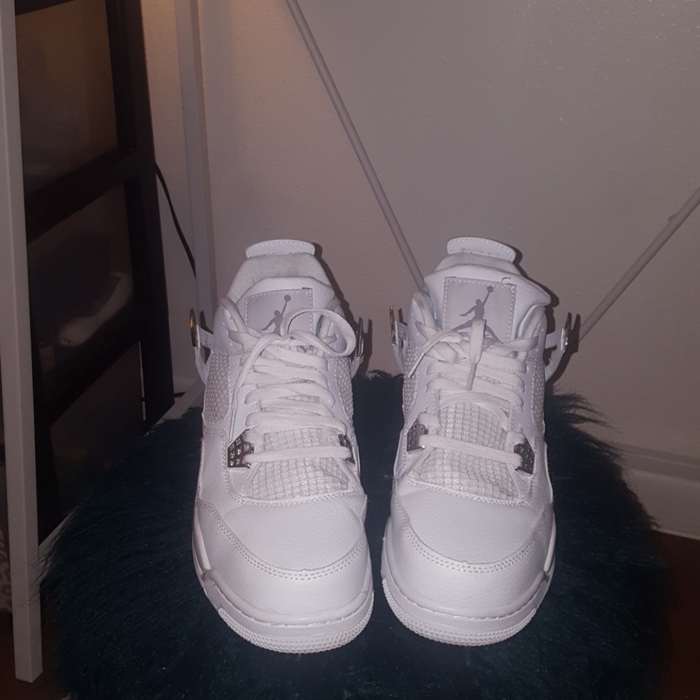 Size 12 Retro Jordan "Pure Money" 4's